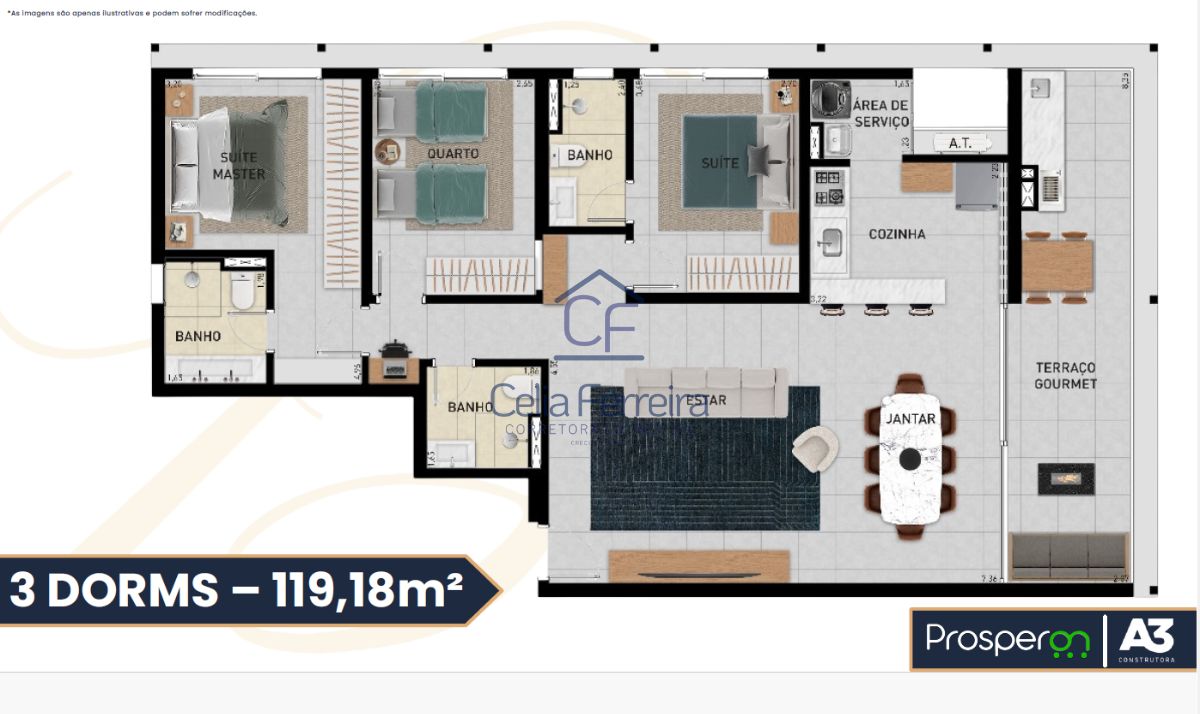 Apartamento à venda com 2 quartos, 69m² - Foto 15