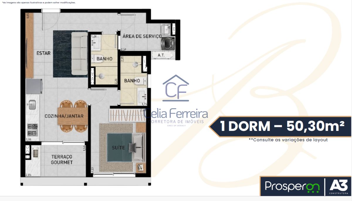 Apartamento à venda com 2 quartos, 69m² - Foto 13